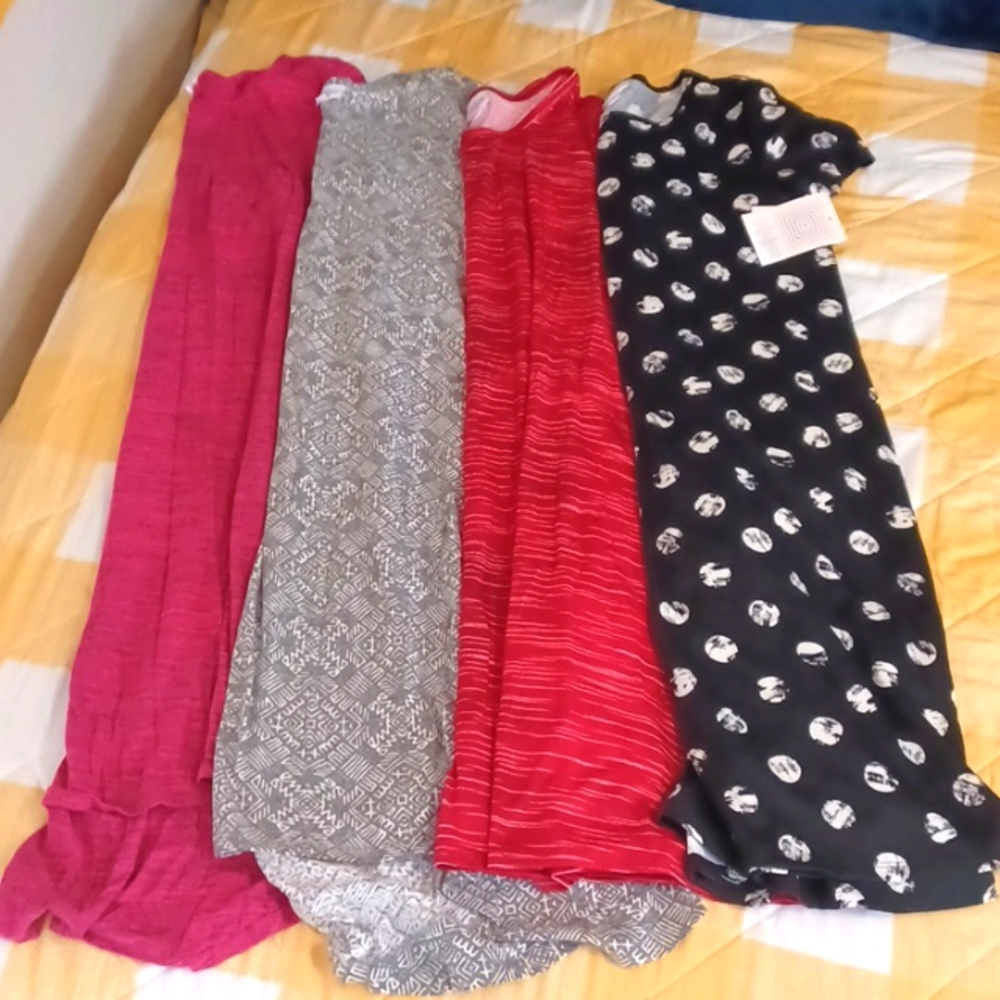 4 Lularoe dresses, size small
